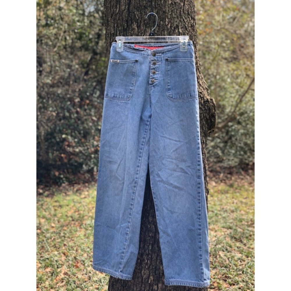 Vintage High Waisted Light Wash Jeans